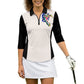 Dragon Lady Women's 3/4 Sleeve Golf Top