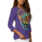 ONI Women's three quarter sleeve top(with buttons)