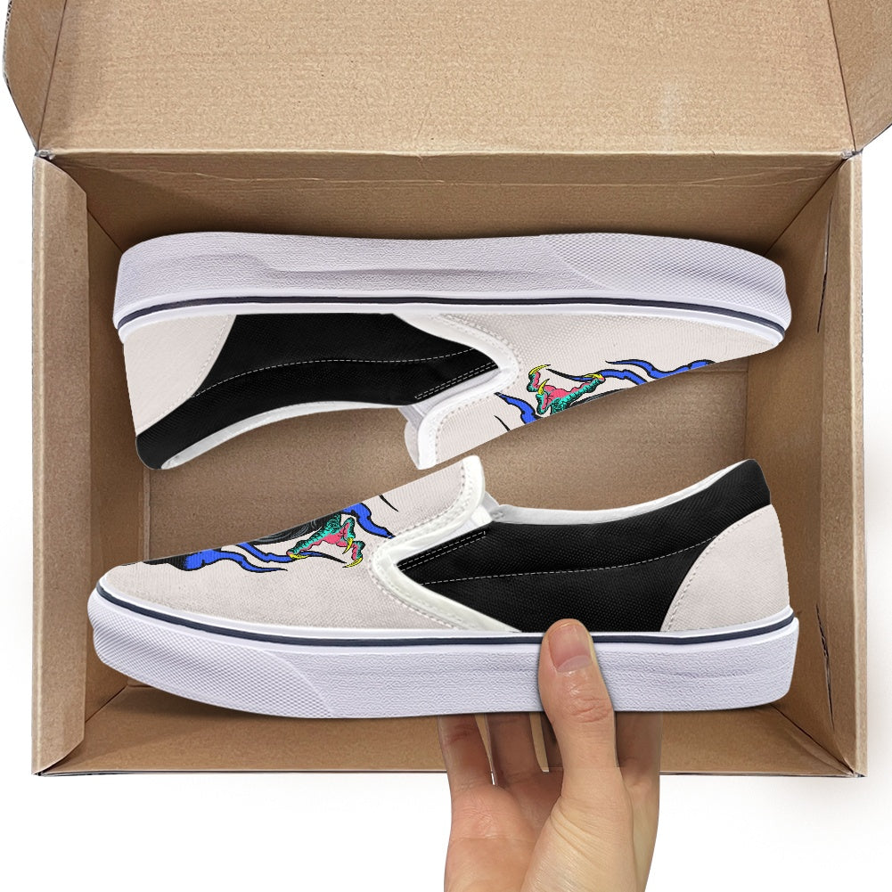Dragon Lady Pedal canvas shoes