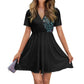 The Last Cholo Ladies V-neck short-sleeved dress