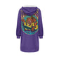 ONI Women's mid-length hooded sweatshirt cardigan