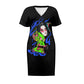 Dragon Lady Women's Short Sleeve Plus Size Dress