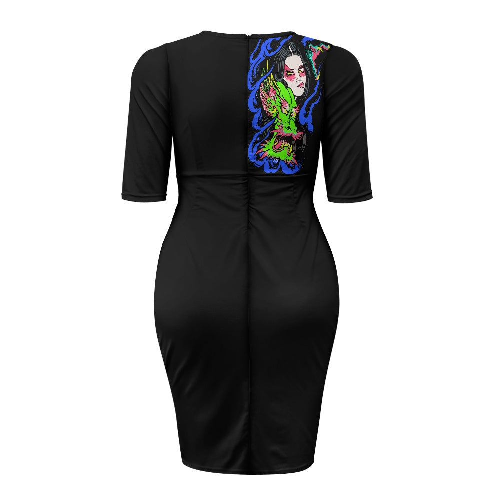 Dragon Lady Women's tight dress