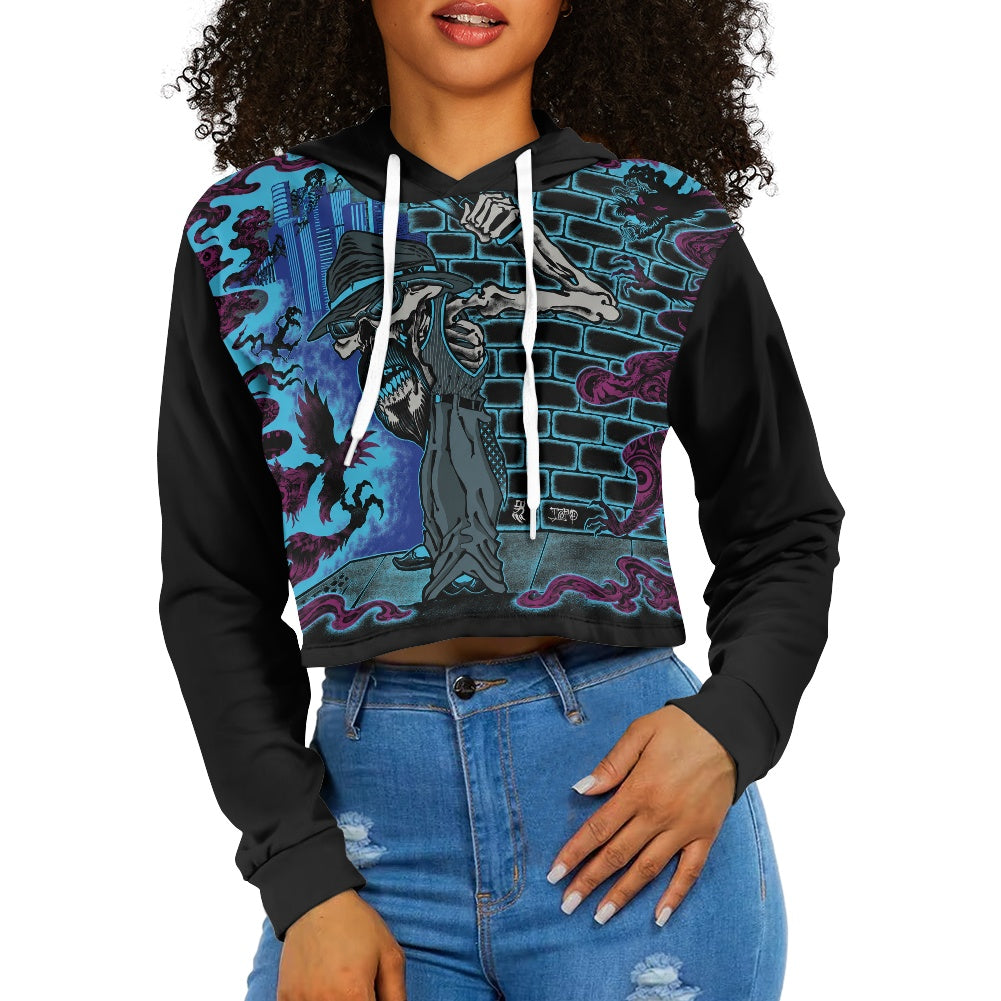 The Last Cholo Women's midriff-baring sweatshirt