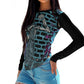 The Last Cholo Long-sleeved round neck irregular slim fit bottoming shirt
