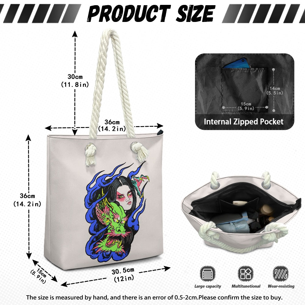 Dragon Lady Summer Beach Bags