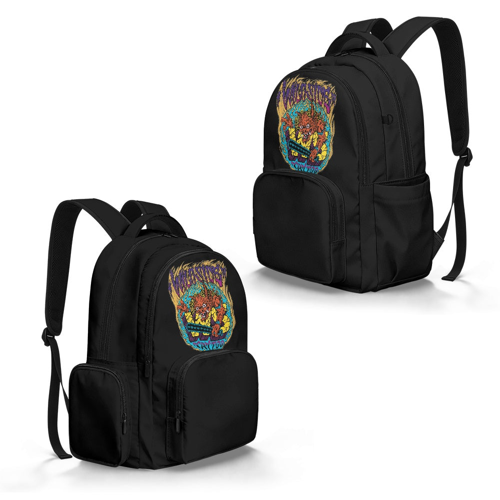 ONI 17-inch 600D Multi-Pocket Lightweight Backpack