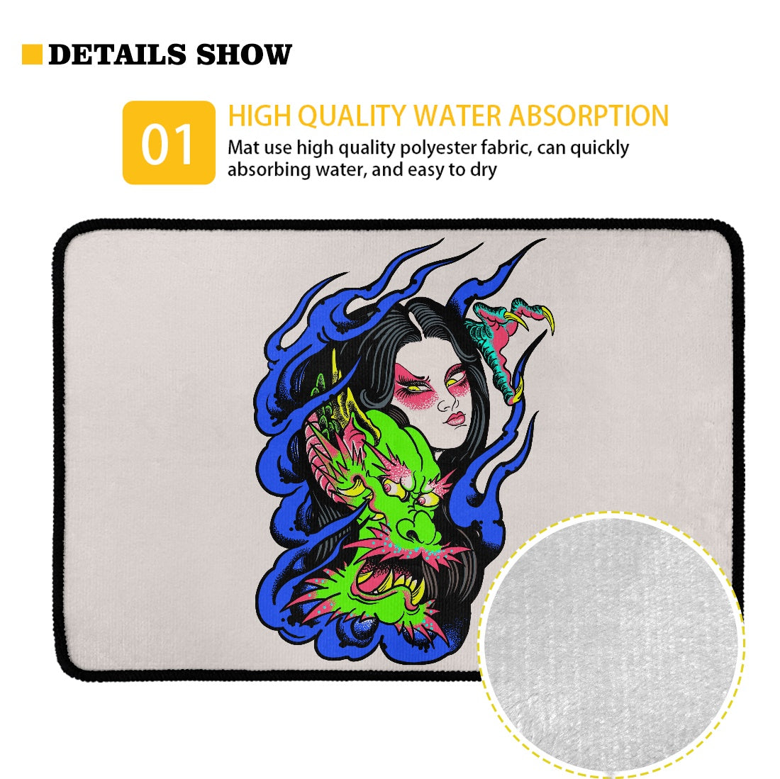 Dragon Lady Kitchen Doormat