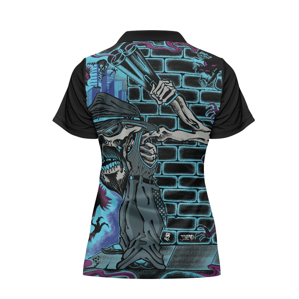 The Last Cholo Women's Short Sleeve Golf Shirt