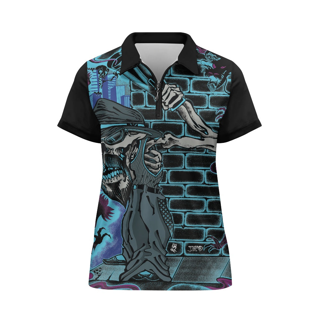 The Last Cholo Women's Short Sleeve Golf Shirt