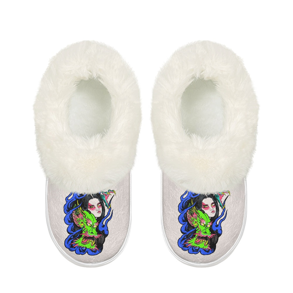 Dragon Lady Polar fleece shoes
