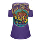 ONI Off-the-shoulder short-sleeved T-shirt