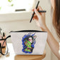 Dragon Lady Women's simple flat cosmetic bag