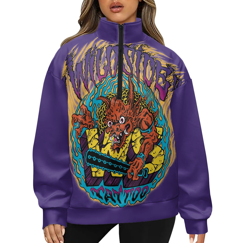 ONI Women's long sleeve zipper sweatshirt