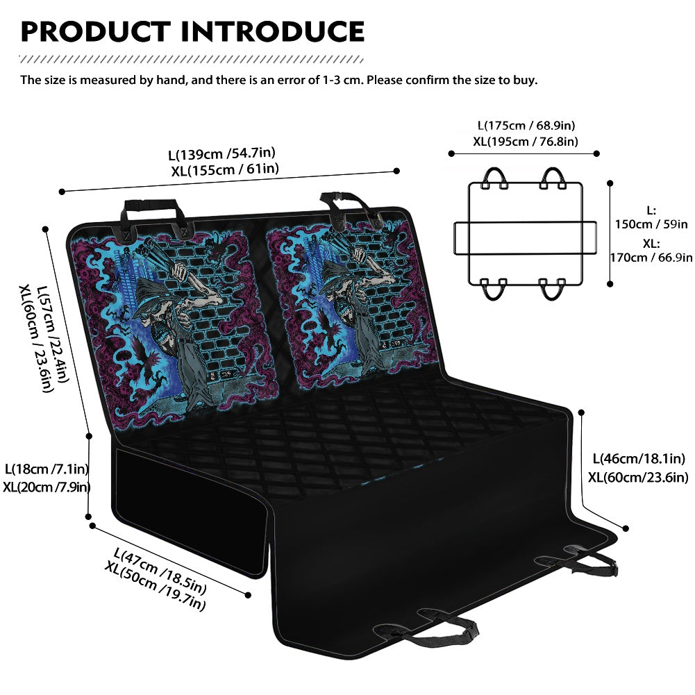 The Last Cholo Car back seat mat (quilted version)