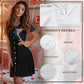 Dragon Lady Short-sleeved round-neck button nightdress