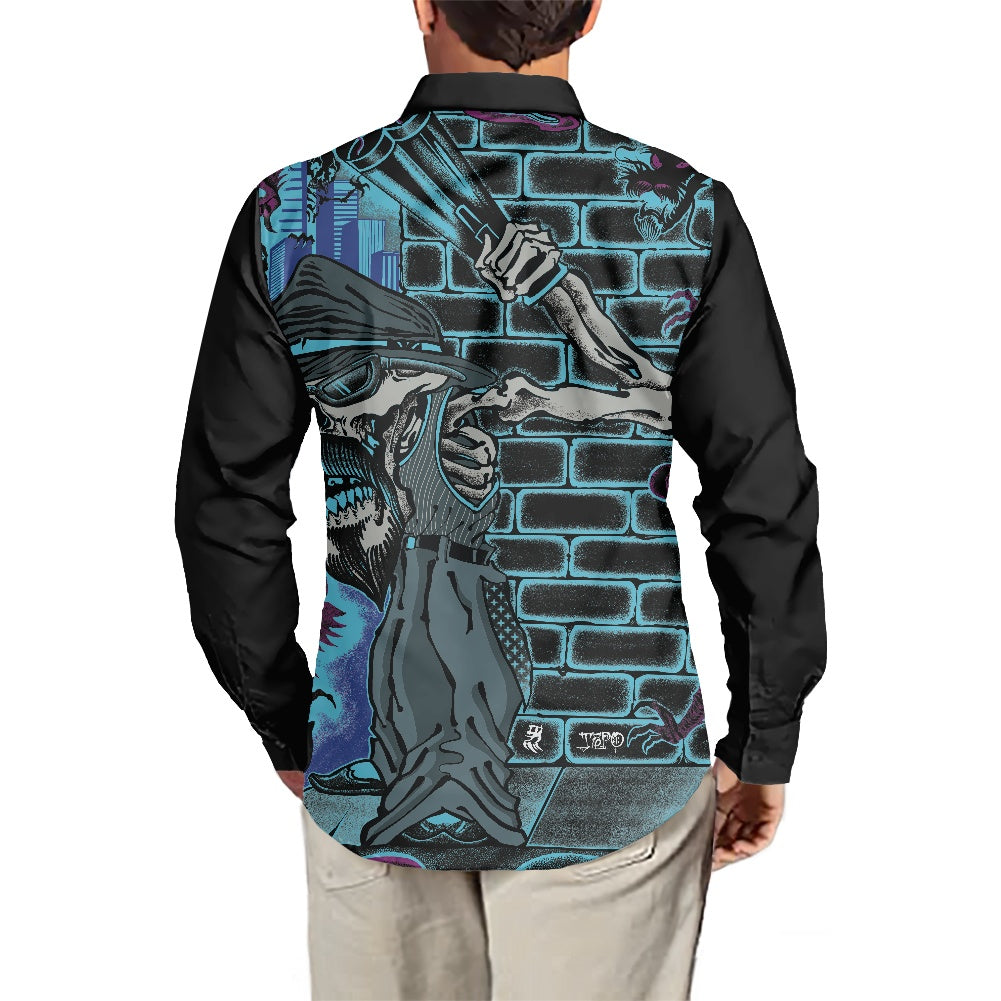 The Last Cholo Men's long-sleeved shirts