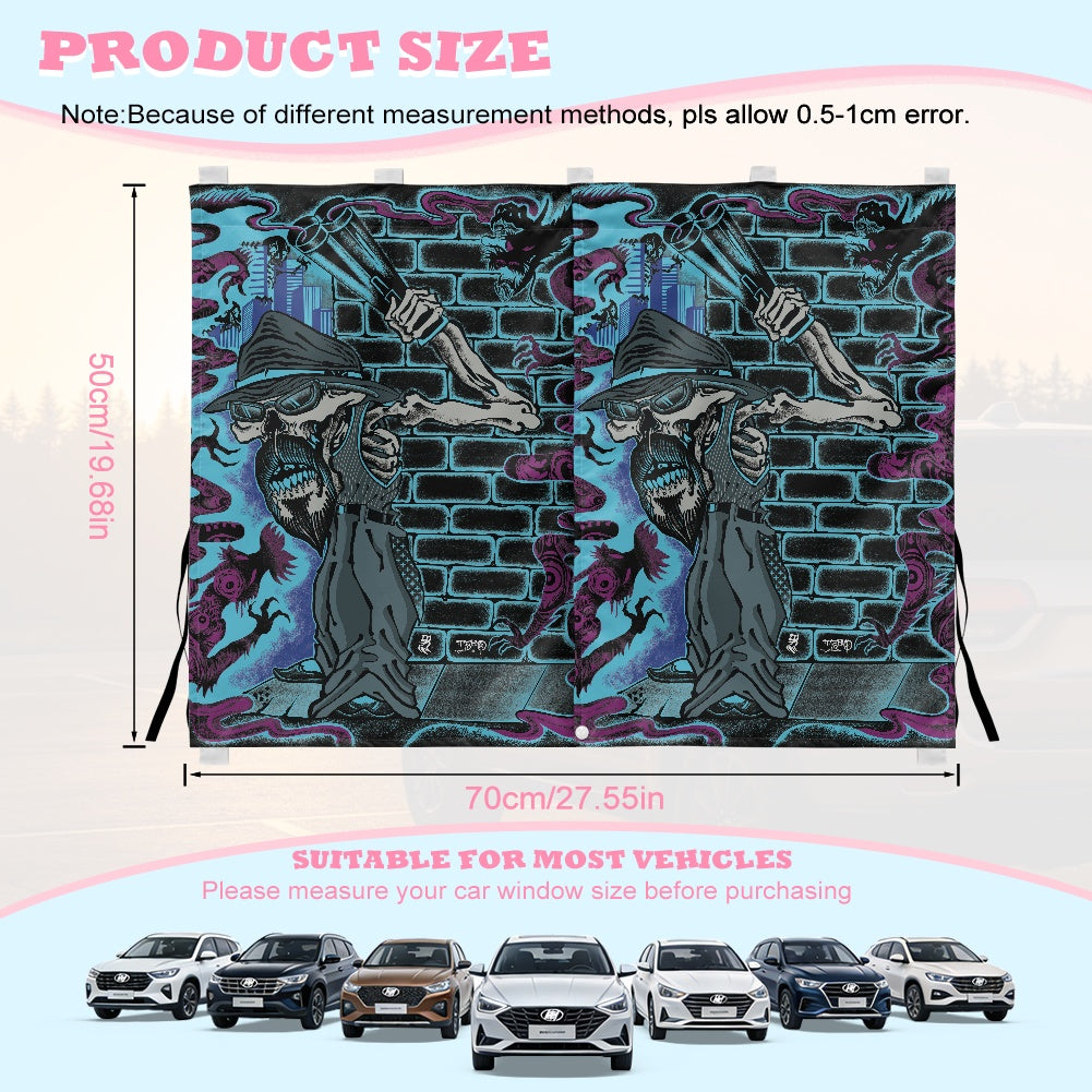 The Last Cholo Car side window sunshades