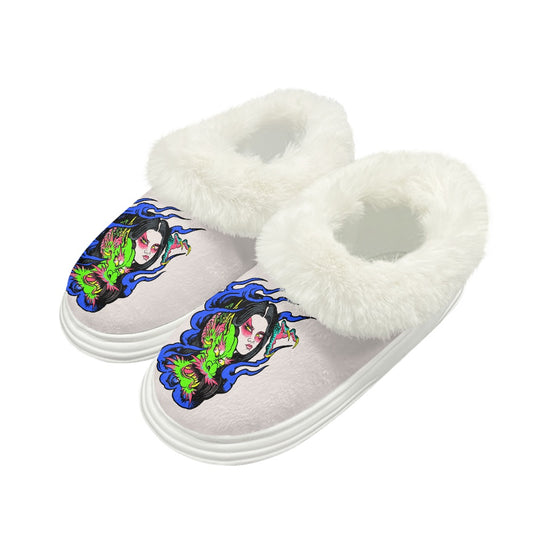 Dragon Lady Polar fleece shoes