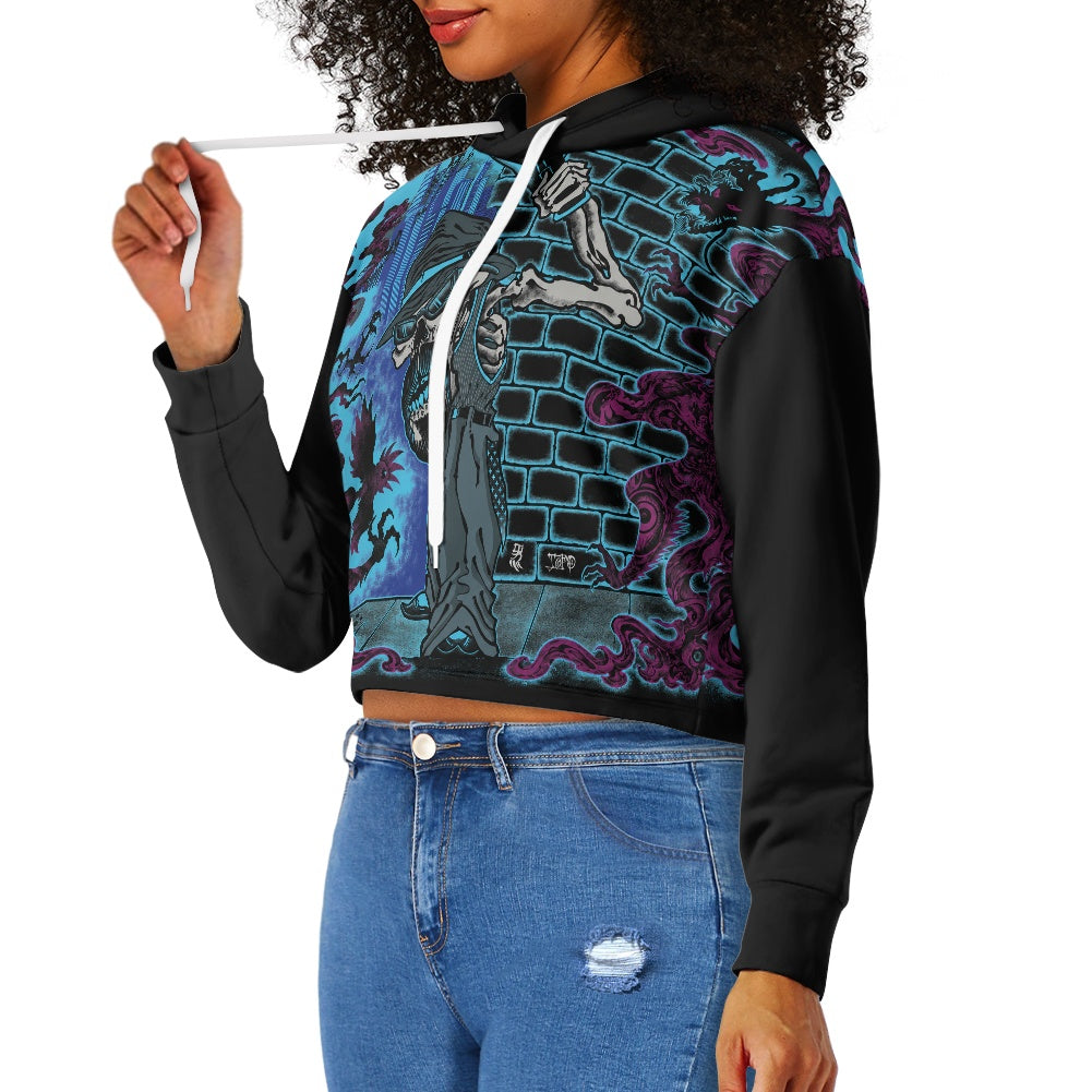 The Last Cholo Women's midriff-baring sweatshirt