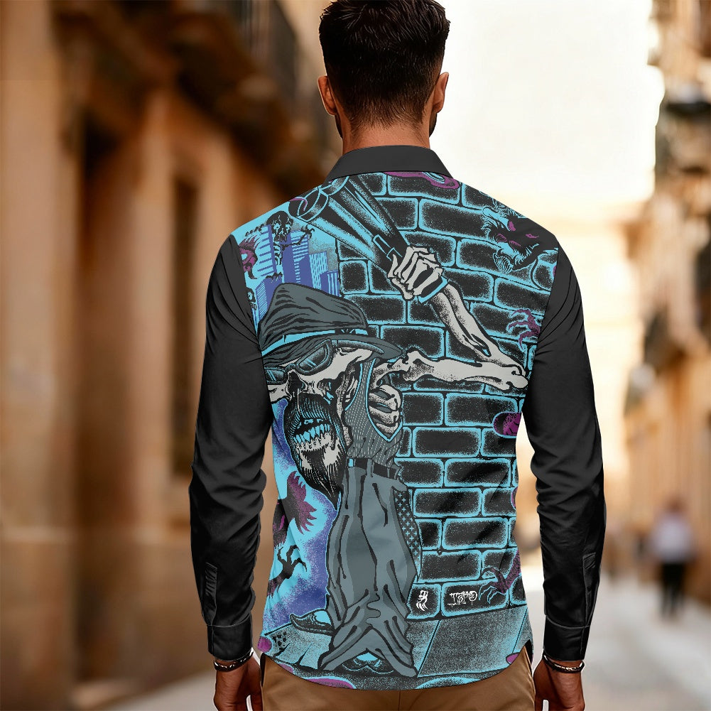 The Last Cholo Men's long-sleeved shirts