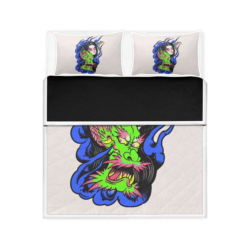Dragon Lady Air Conditioning Quilt Pillowcase Set