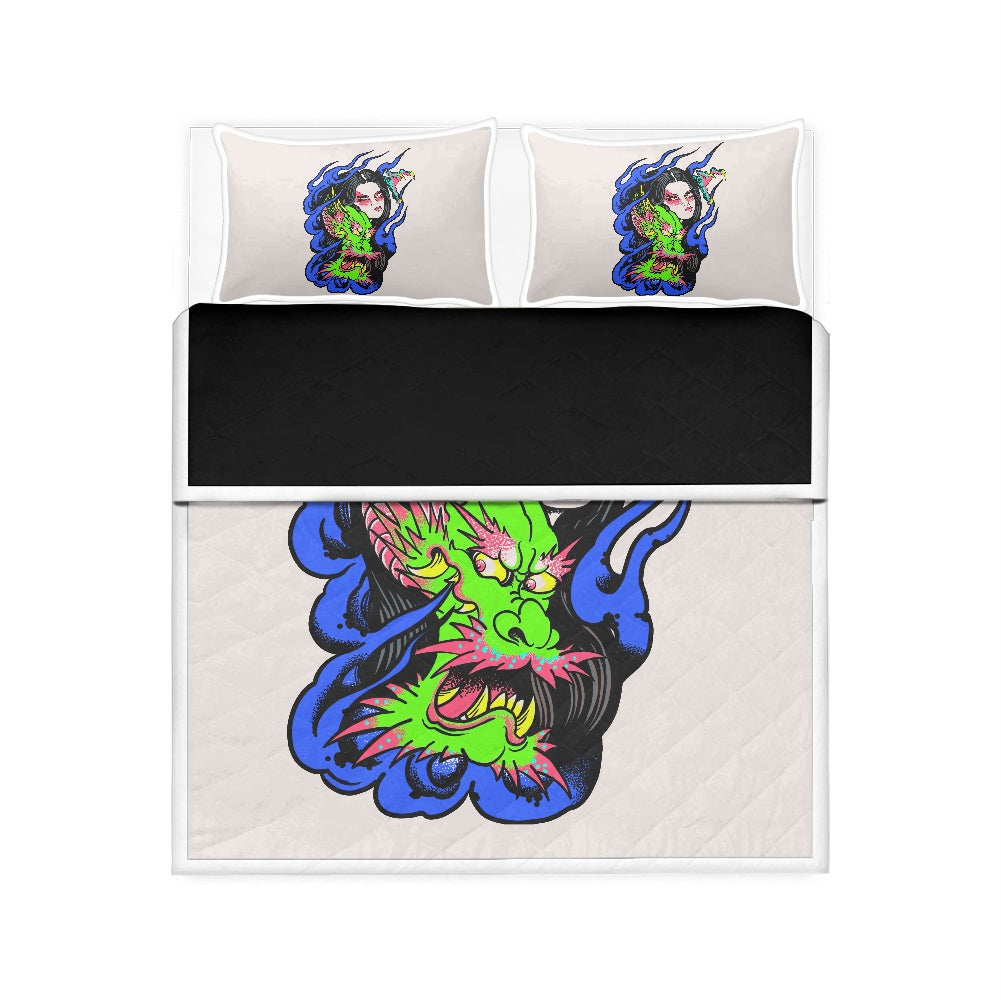 Dragon Lady Air Conditioning Quilt Pillowcase Set