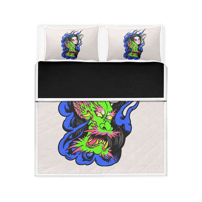 Dragon Lady Air Conditioning Quilt Pillowcase Set