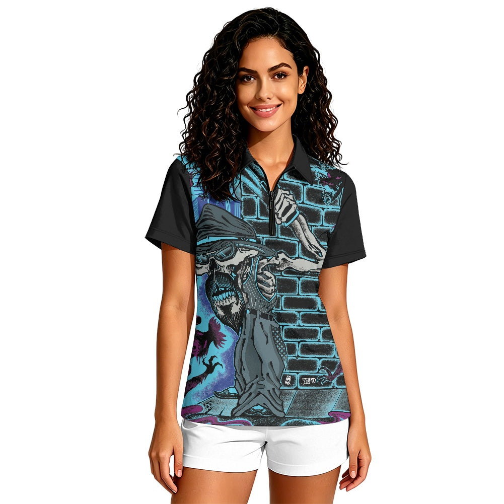 The Last Cholo Women's Short Sleeve Golf Shirt