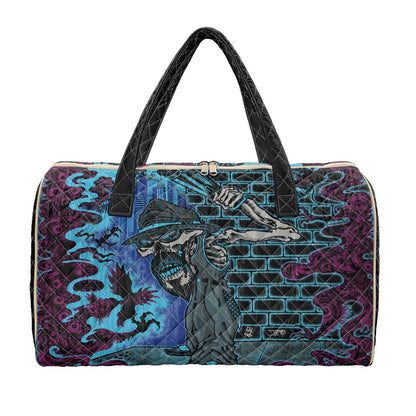 The Last Cholo Simple quilted luggage bag