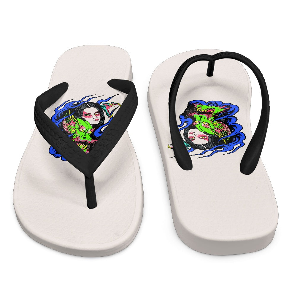 Dragon Lady Children's Flip Flops