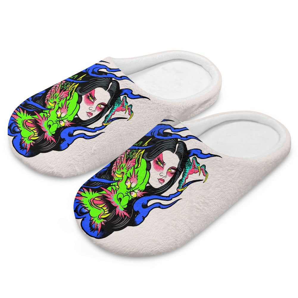 Dragon Lady Full cotton slippers
