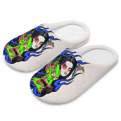 Dragon Lady Full cotton slippers