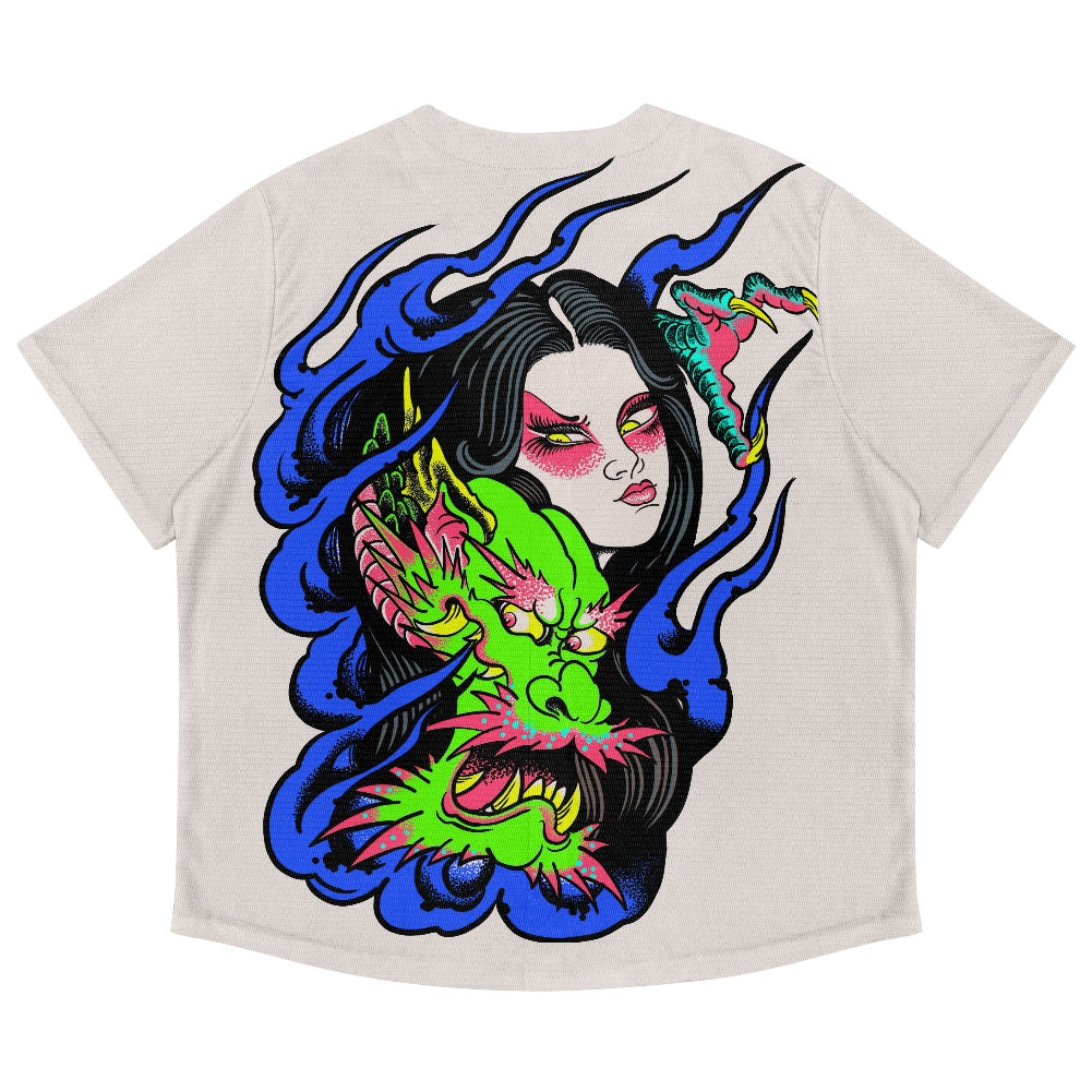 Dragon Lady Men's Baseball Jersey