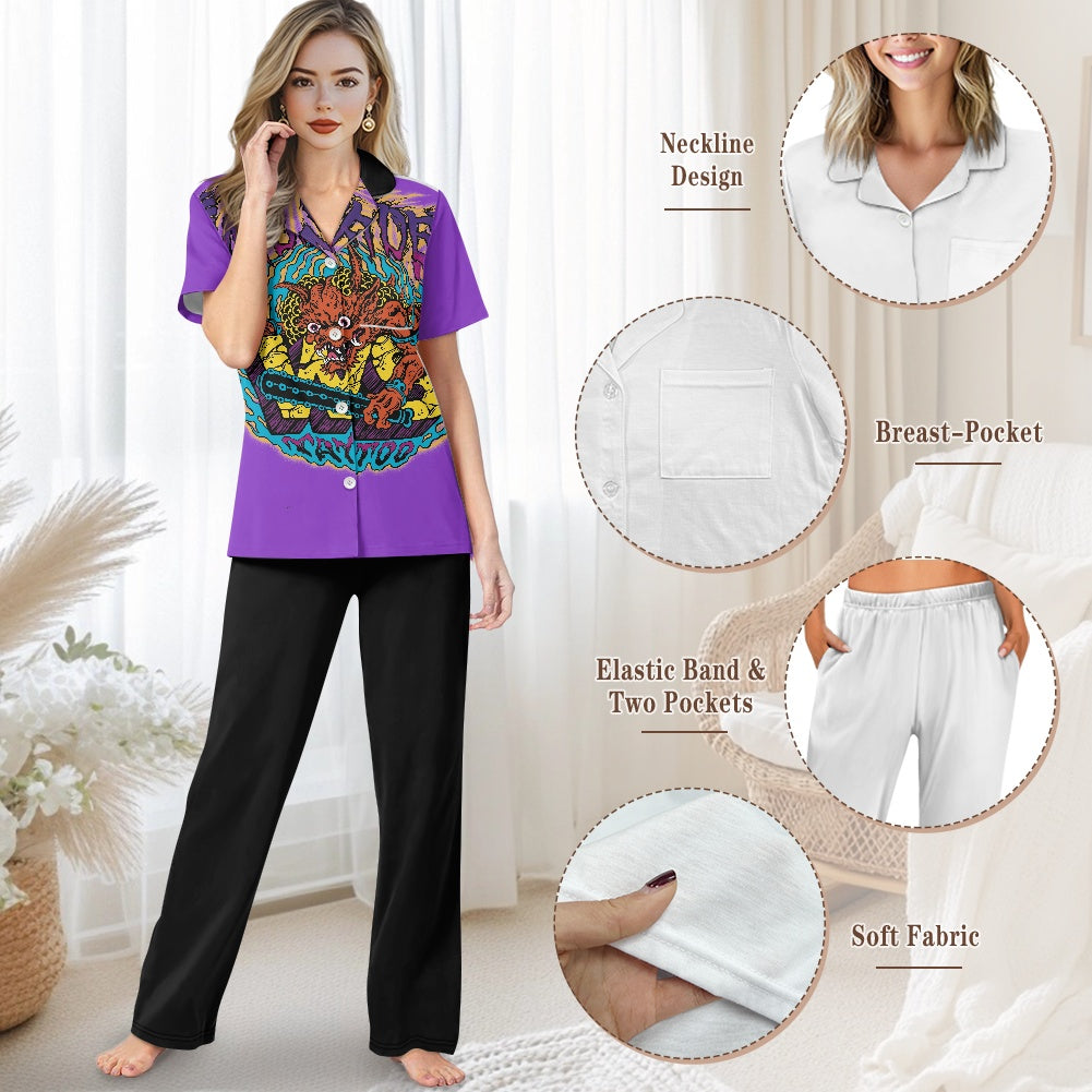 ONI Women's short-sleeved pajama set