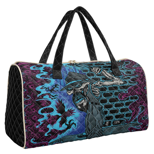 The Last Cholo Simple quilted luggage bag
