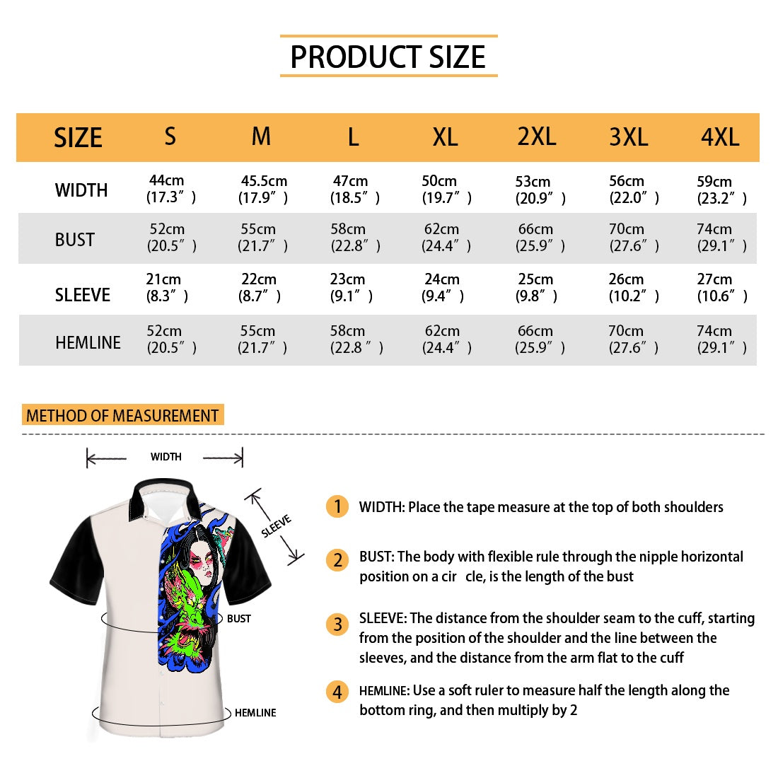 Dragon Lady Men's short-sleeved shirt