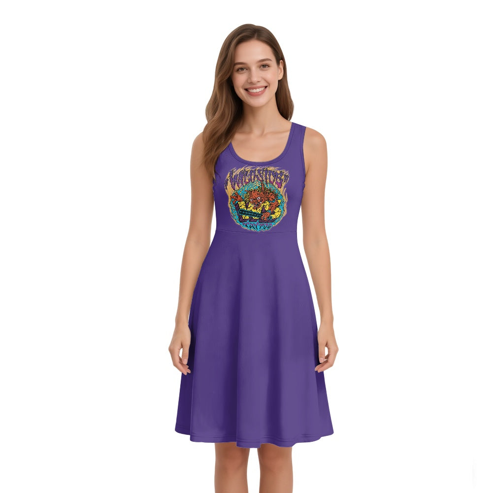 ONI Women's Sleeveless Dress with Pockets