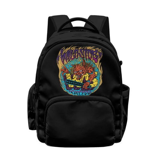 ONI 17-inch 600D Multi-Pocket Lightweight Backpack