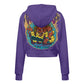 ONI Women's long sleeve short hooded sweatshirt