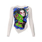 Dragon Lady Long-sleeved round neck irregular slim fit bottoming shirt