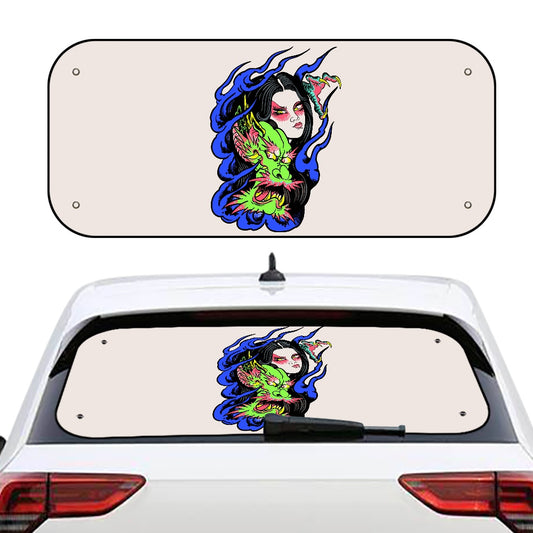 Dragon Lady Thin Car Rear Sun Visor
