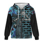 The Last Cholo Ladies loose zipper sweatshirt