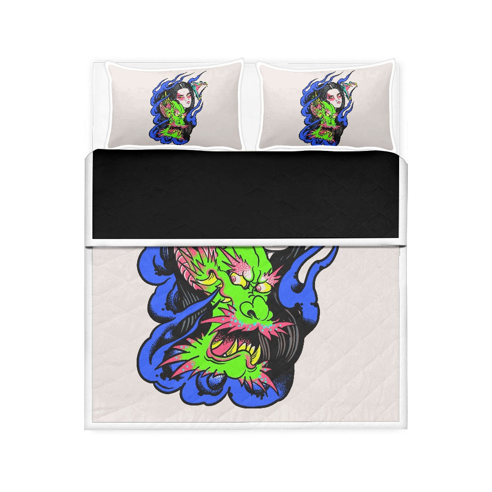Dragon Lady Air Conditioning Quilt Pillowcase Set
