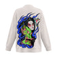 Dragon Lady Women's button-down cardigan knitted jacket