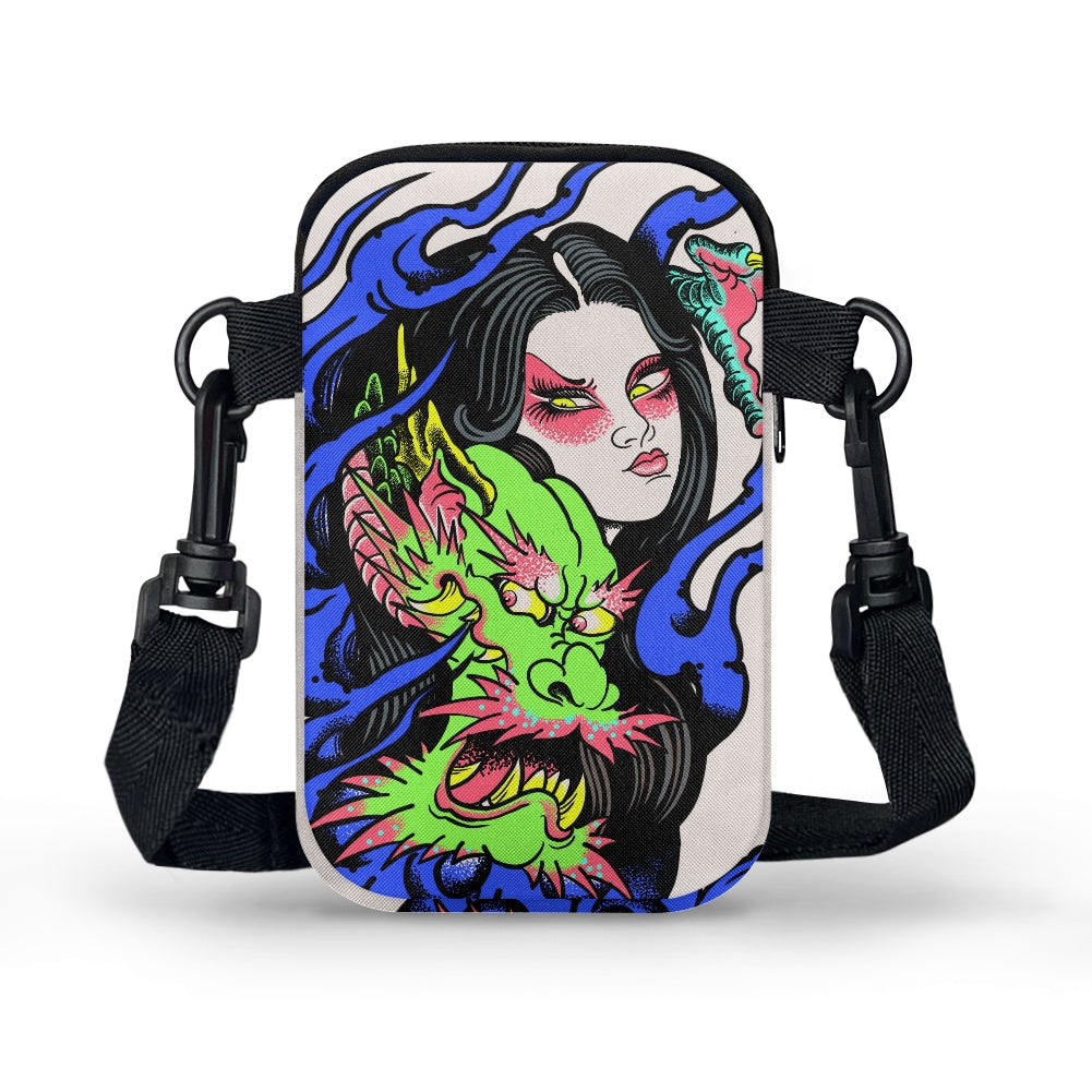 Dragon Lady Double layer shoulder bag