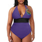 ONI All-Over Print Women's High Cut One-piece Swimsuit