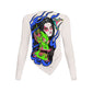 Dragon Lady Long-sleeved round neck irregular slim fit bottoming shirt