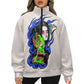 Dragon Lady Women's long sleeve zipper sweatshirt