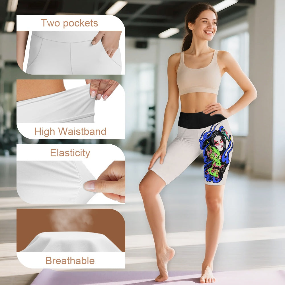 Dragon Lady Short yoga pants